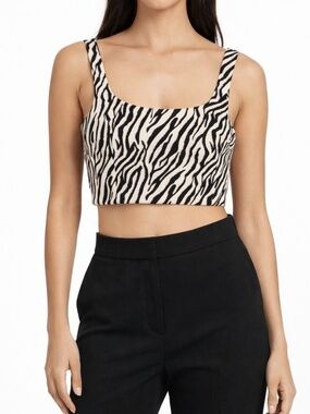 Bec + Bridge - Cecile Zebra Stripe Crop Top